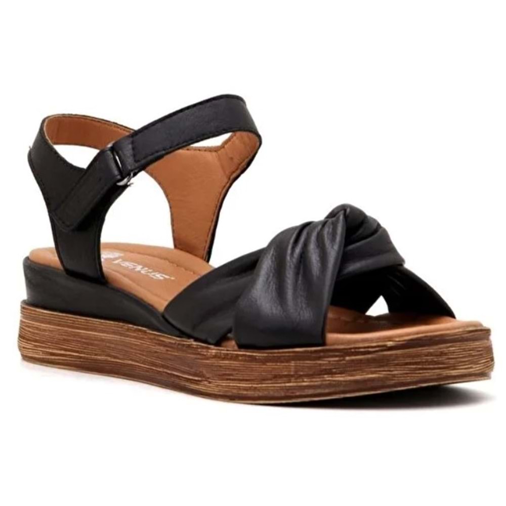 Venüs Oliving Hakiki Deri Comfort Ortopedik Kadın Sandalet