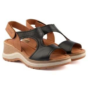 Venüs Noble Hakiki Deri Comfort Ortopedik Kadın Sandalet