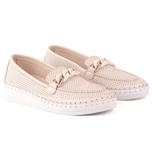 Venüs Blower Hakiki Deri Kadın Babet Ayakkabı