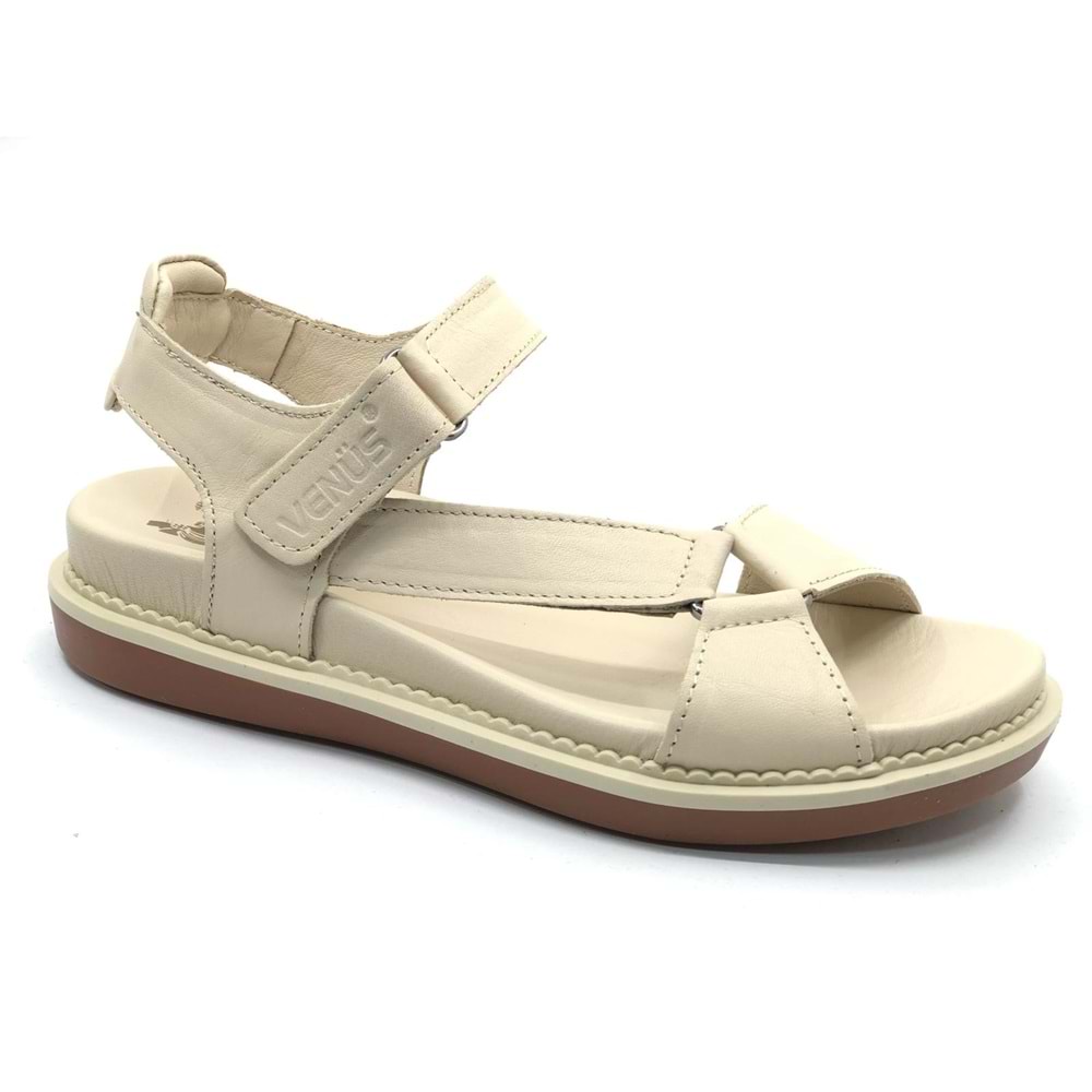 Venüs Sisu Hakiki Deri Comfort Ortopedik Kadın Sandalet