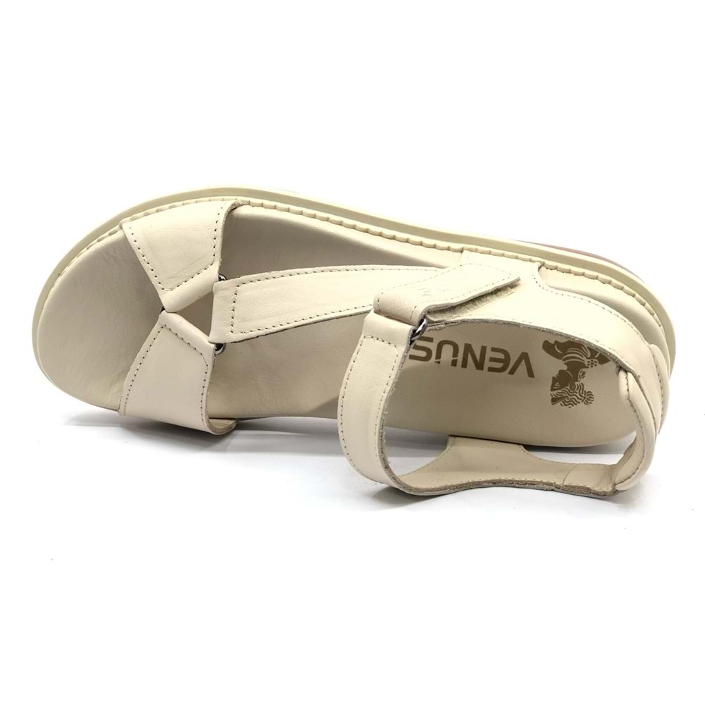 Venüs Sisu Hakiki Deri Comfort Ortopedik Kadın Sandalet