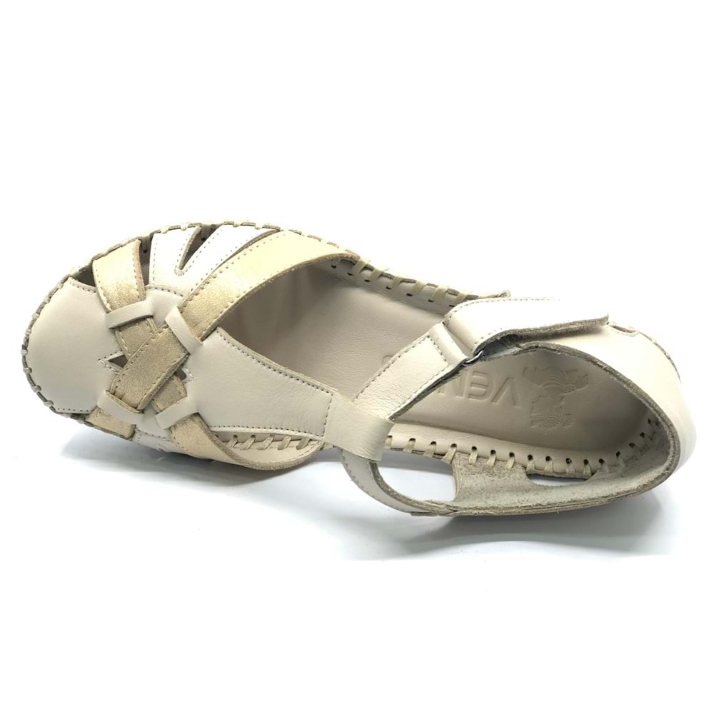 Venüs Tingi Hakiki Deri Comfort Ortopedik Kadın Sandalet