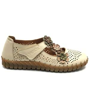 Venüs Perlon Hakiki Deri Ortopedik Kadın Casual Ayakkabı