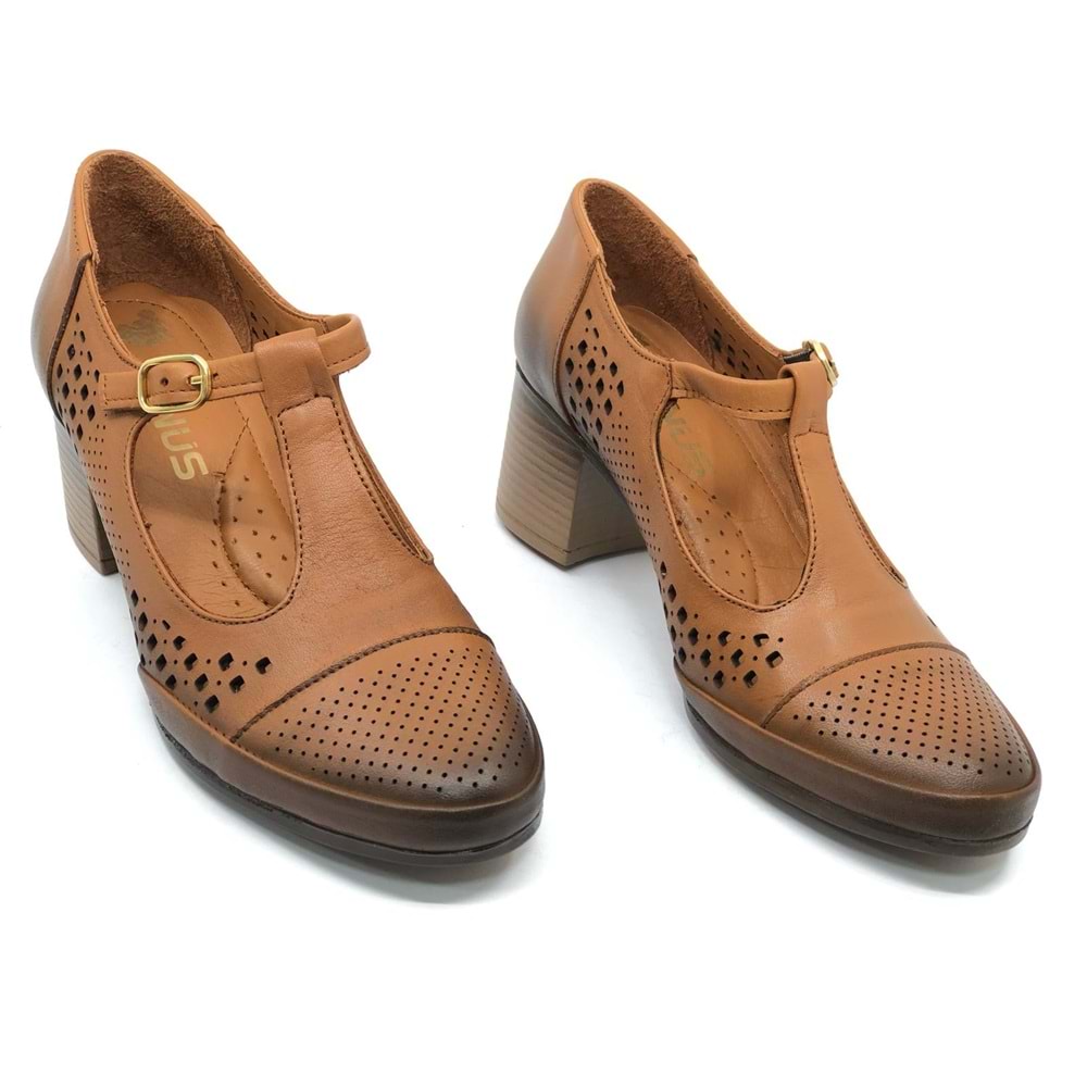 Venüs Cosmos Hakiki Deri Comfort Ortopedik Kadın Topuklu Ayakkabı