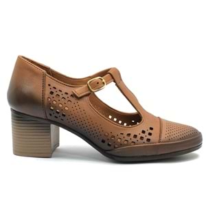 Venüs Cosmos Hakiki Deri Comfort Ortopedik Kadın Topuklu Ayakkabı