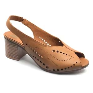 Venüs Benefşe Hakiki Deri Comfort Ortopedik Kadın Sandalet