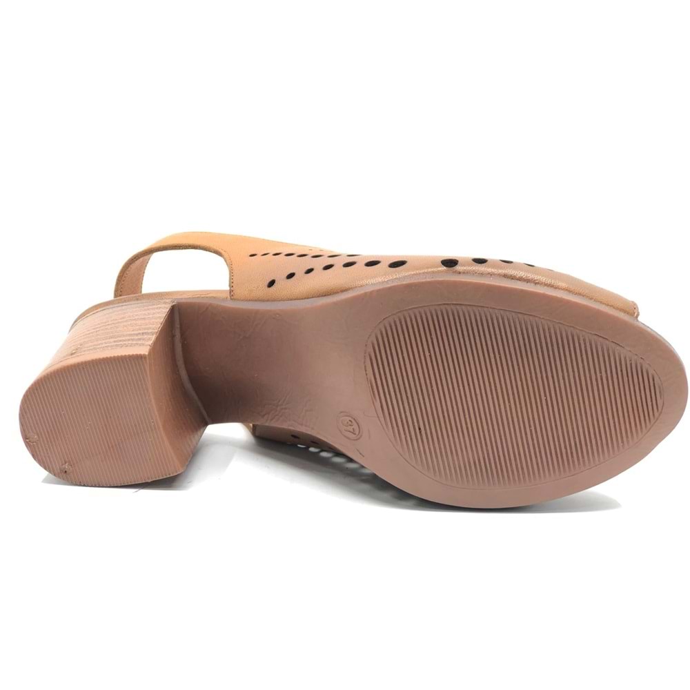 Venüs Benefşe Hakiki Deri Comfort Ortopedik Kadın Sandalet