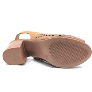 Venüs Benefşe Hakiki Deri Comfort Ortopedik Kadın Sandalet