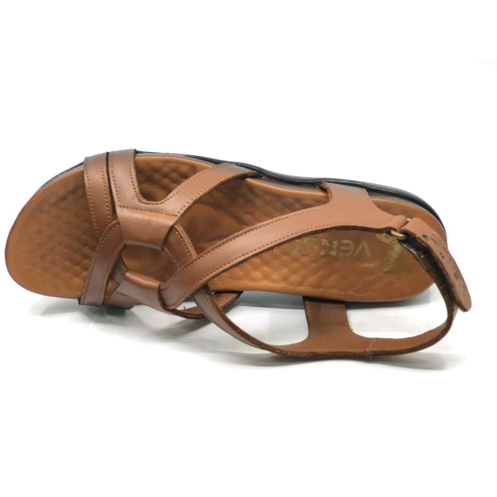 Venüs Viscosa Hakiki Deri Comfort Ortopedik Kadın Sandalet