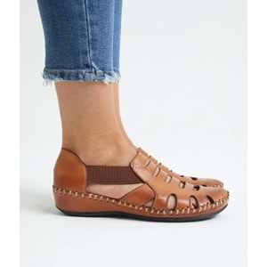 Venüs Malin Hakiki Deri Comfort Ortopedik Kadın Sandalet