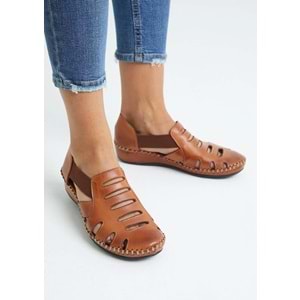 Venüs Malin Hakiki Deri Comfort Ortopedik Kadın Sandalet