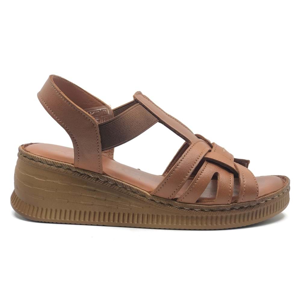 Venüs Tog Hakiki Deri Comfort Ortopedik Kadın Sandalet