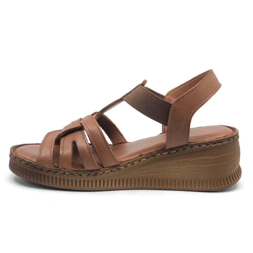 Venüs Tog Hakiki Deri Comfort Ortopedik Kadın Sandalet