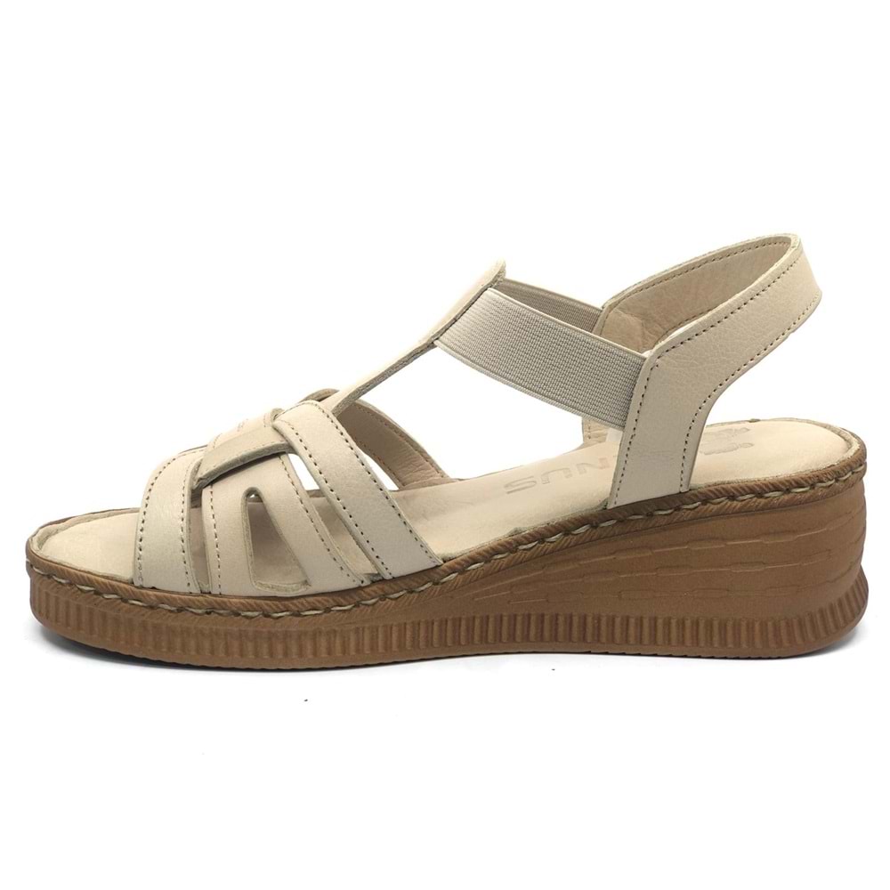 Venüs Tog Hakiki Deri Comfort Ortopedik Kadın Sandalet