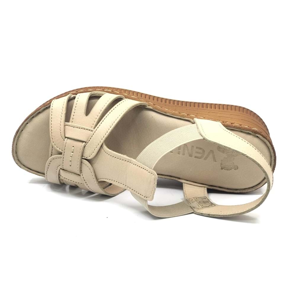 Venüs Tog Hakiki Deri Comfort Ortopedik Kadın Sandalet