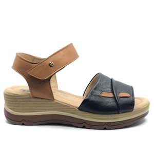 Venüs Vipera Hakiki Deri Comfort Ortopedik Kadın Sandalet