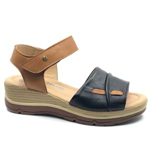 Venüs Vipera Hakiki Deri Comfort Ortopedik Kadın Sandalet