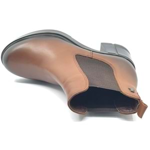 Venüs Amare Hakiki Deri Kaymaz Taban Ortopedik Kadın Bot