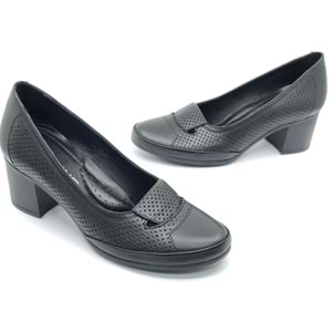 Venüs Apus Hakiki Deri Comfort Ortopedik Kadın Topuklu Ayakkabı