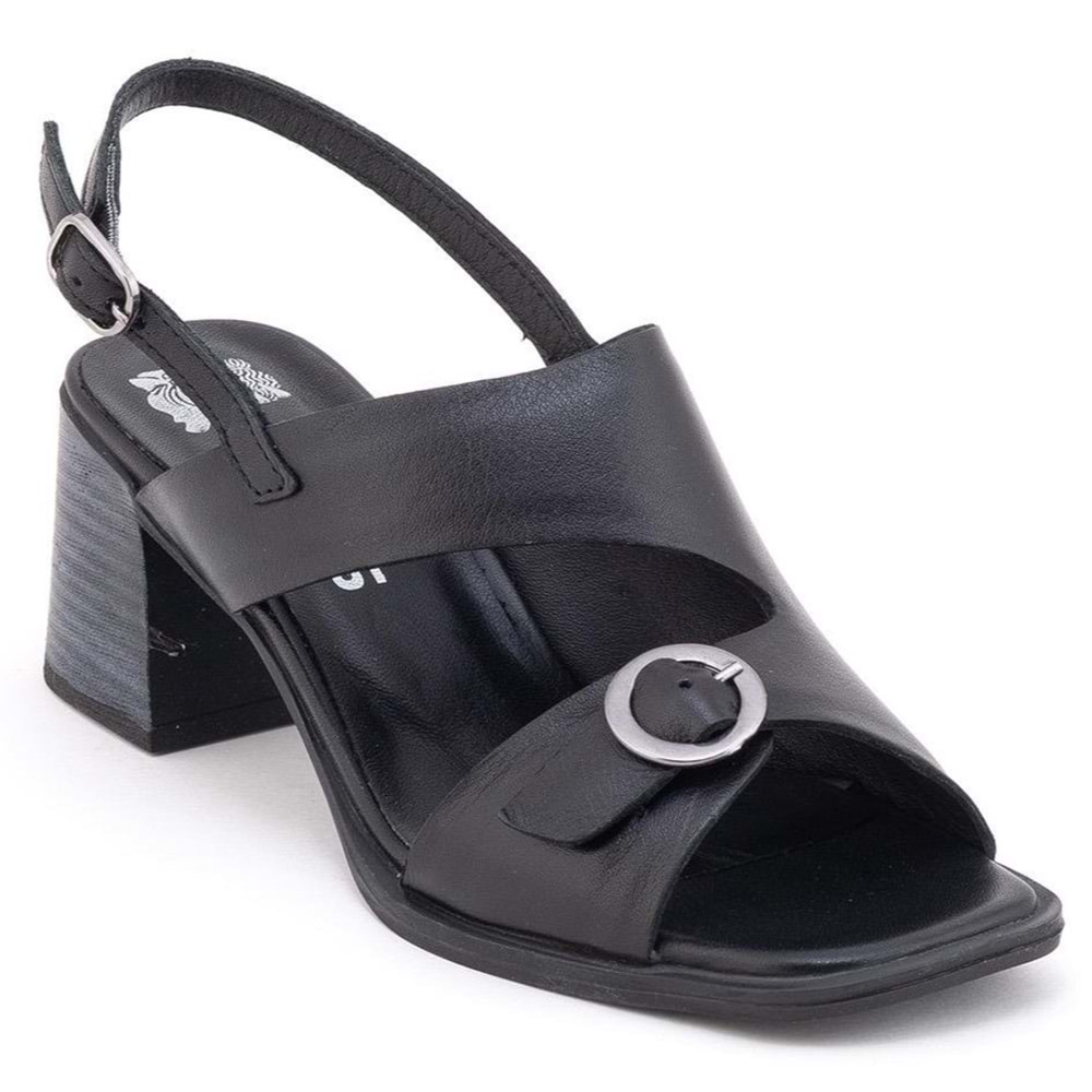 Venüs Polmier Hakiki Deri Comfort Ortopedik Kadın Sandalet