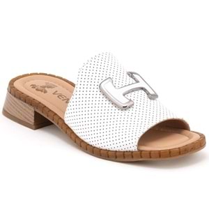 Venüs Mefron Hakiki Deri Kadın Terlik