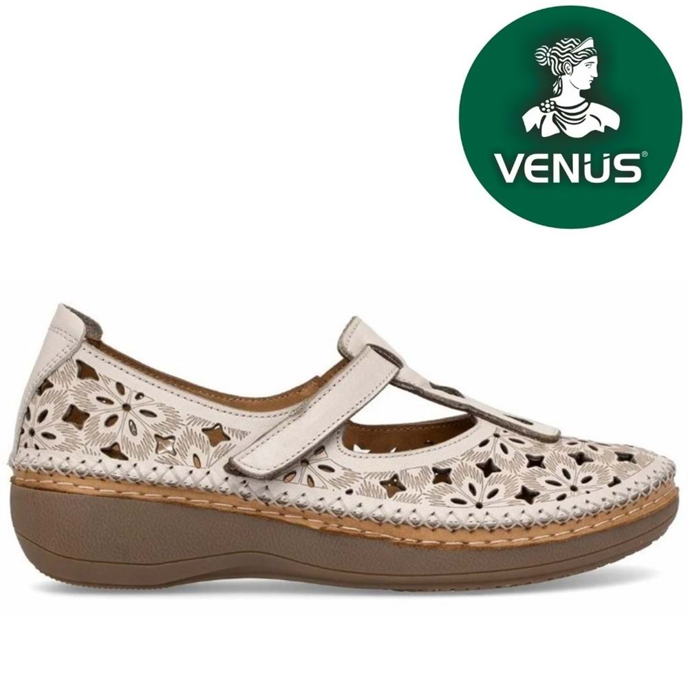 Venüs Vingii Hakiki Deri Kadın Babet Ayakkabı