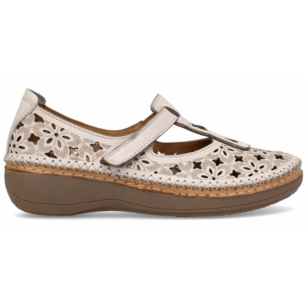 Venüs Vingii Hakiki Deri Kadın Babet Ayakkabı