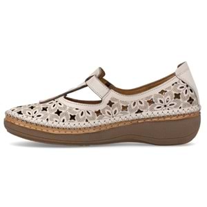 Venüs Vingii Hakiki Deri Kadın Babet Ayakkabı