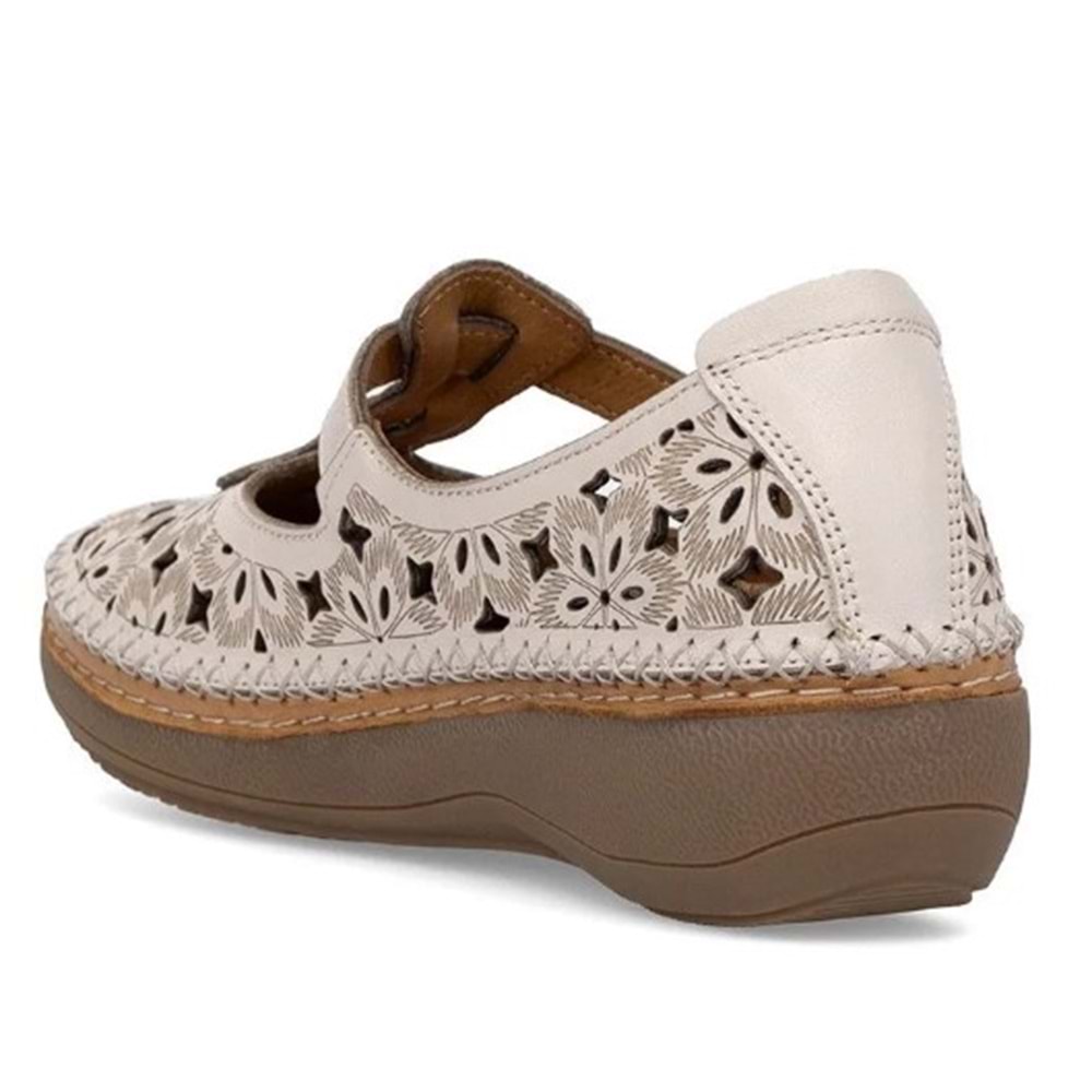 Venüs Vingii Hakiki Deri Kadın Babet Ayakkabı