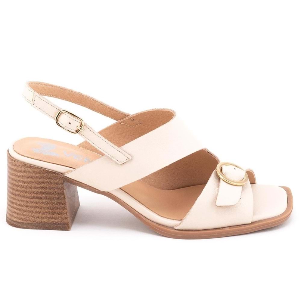 Venüs Polmier Hakiki Deri Comfort Ortopedik Kadın Sandalet