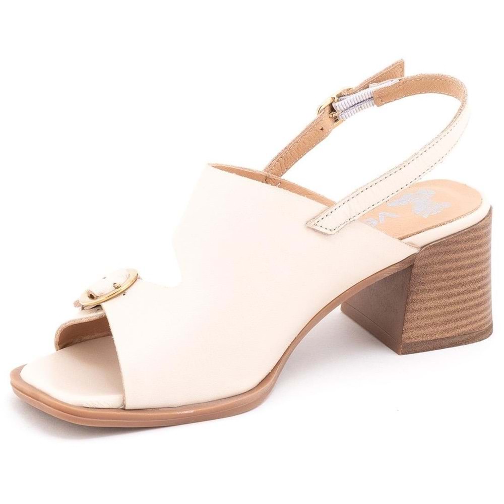 Venüs Polmier Hakiki Deri Comfort Ortopedik Kadın Sandalet