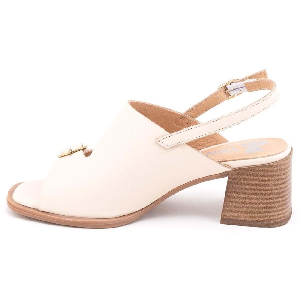 Venüs Polmier Hakiki Deri Comfort Ortopedik Kadın Sandalet