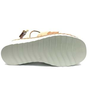 Venüs Vibrur Hakiki Deri Comfort Ortopedik Kadın Sandalet