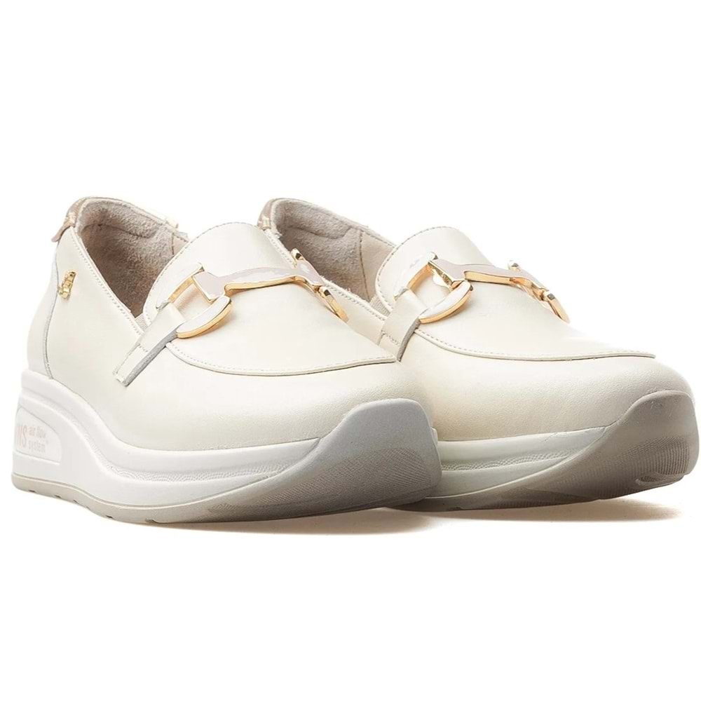 Venüs Guye Hakiki Deri Ortopedik Oxford Kadın Aır-Flow Taban Klasik Ayakkabı