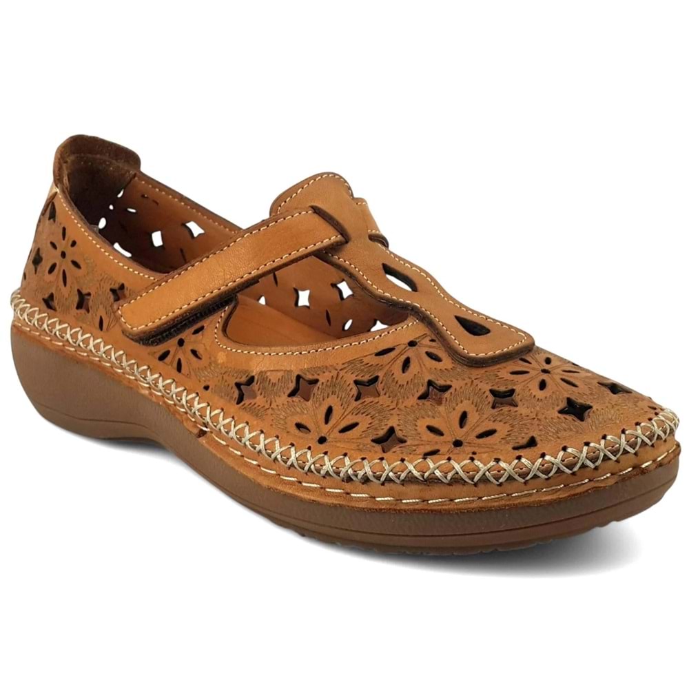 Venüs Vingii Hakiki Deri Kadın Babet Ayakkabı