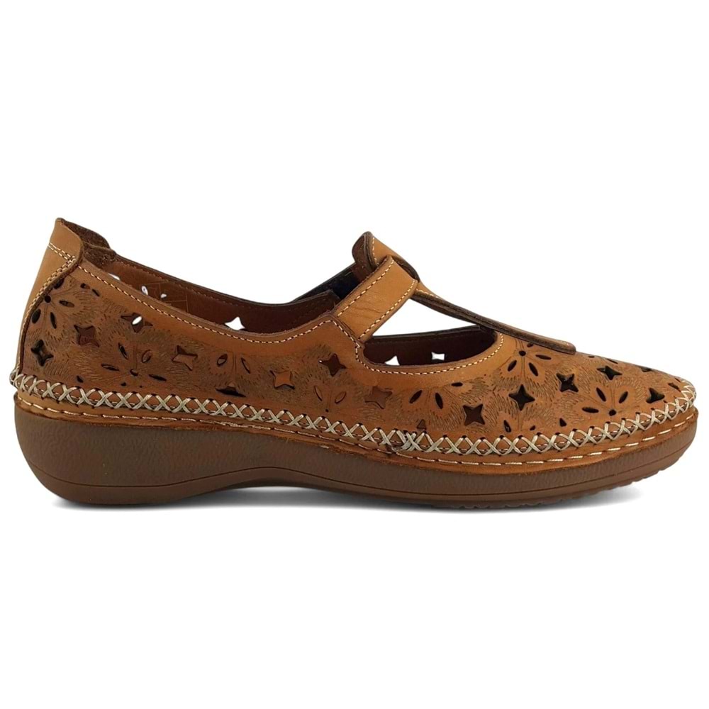 Venüs Vingii Hakiki Deri Kadın Babet Ayakkabı