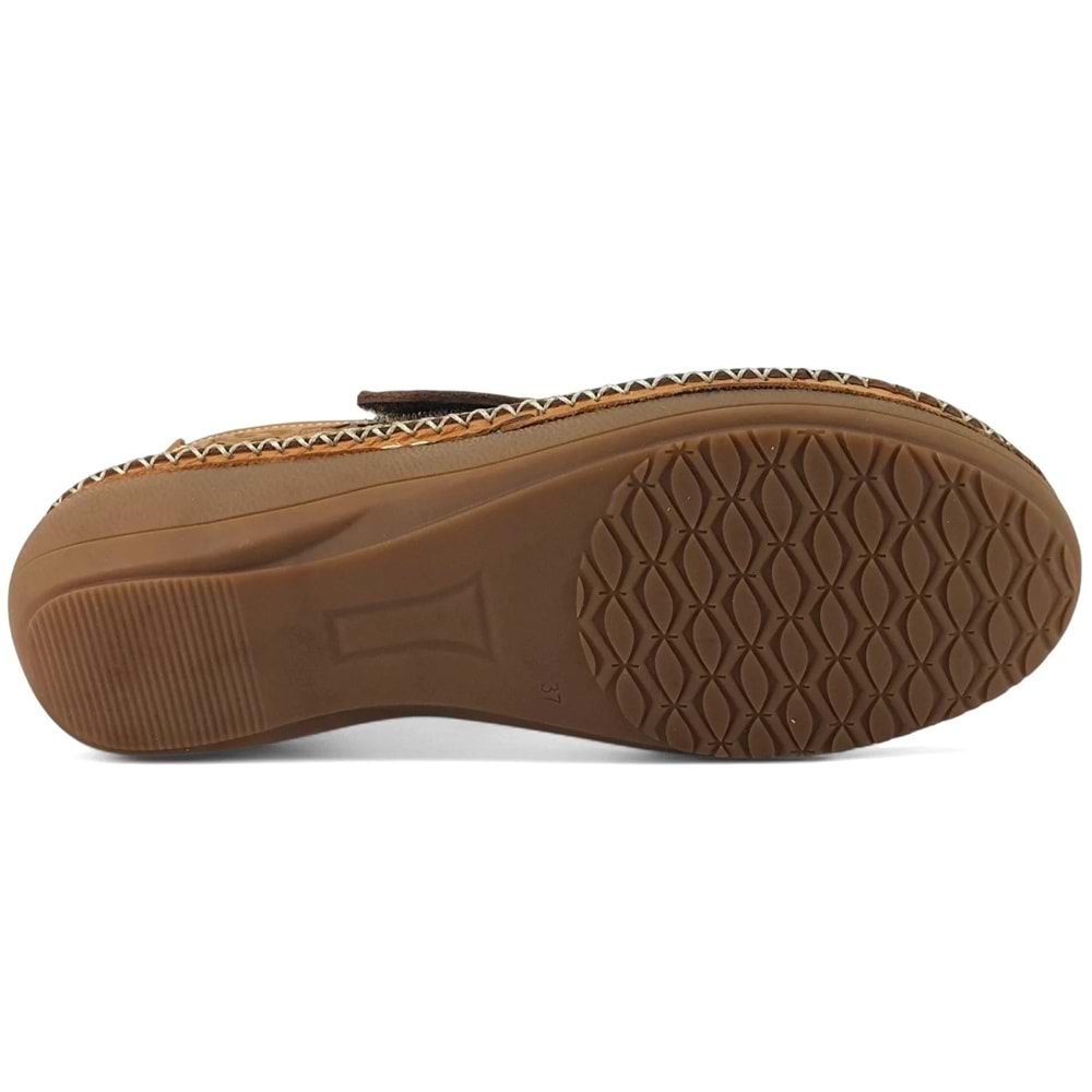 Venüs Vingii Hakiki Deri Kadın Babet Ayakkabı