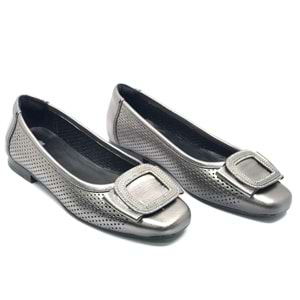 Venüs Pigi Hakiki Deri Kadın Babet Ayakkabı