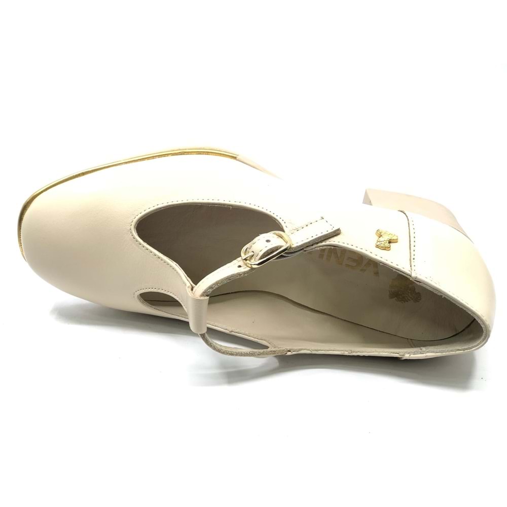 Venüs Belatrix Hakiki Deri Comfort Ortopedik Kadın Klasik Topuklu Ayakkabı