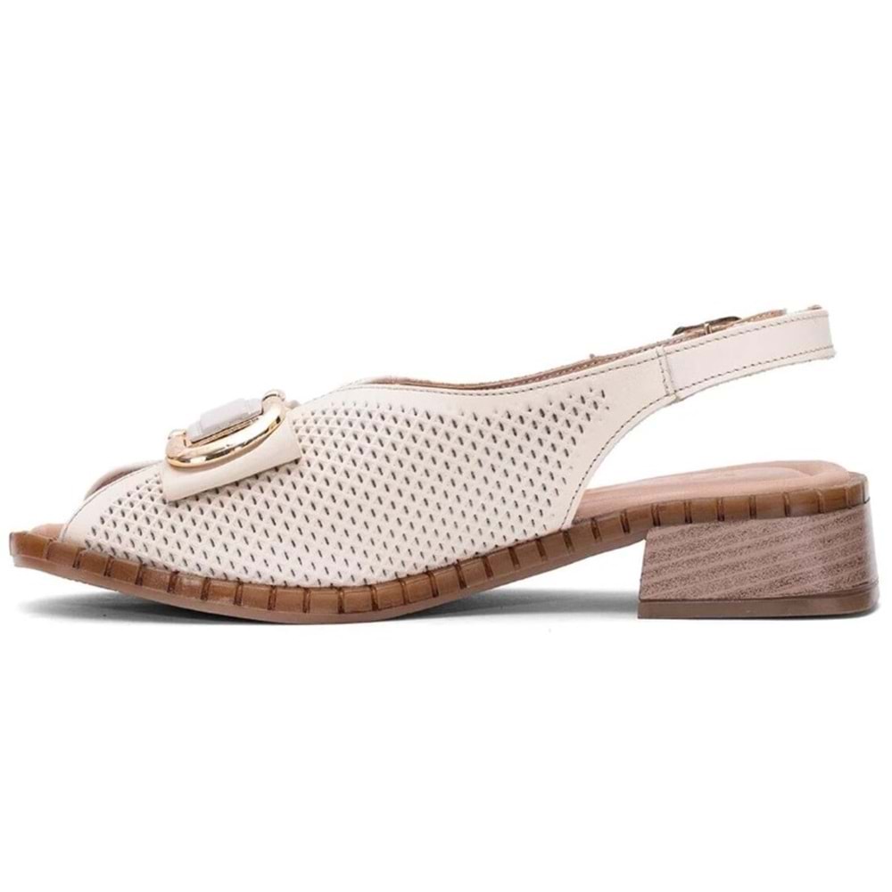 Venüs Fuggi Hakiki Deri Comfort Ortopedik Kadın Sandalet