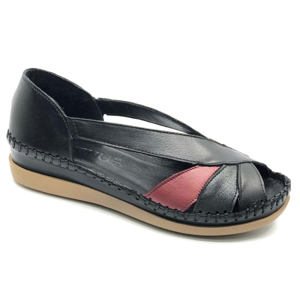 Venüs Nahar Hakiki Deri Comfort Ortopedik Kadın Sandalet