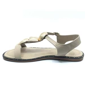 Venüs Elguh Hakiki Deri Comfort Ortopedik Kadın Sandalet