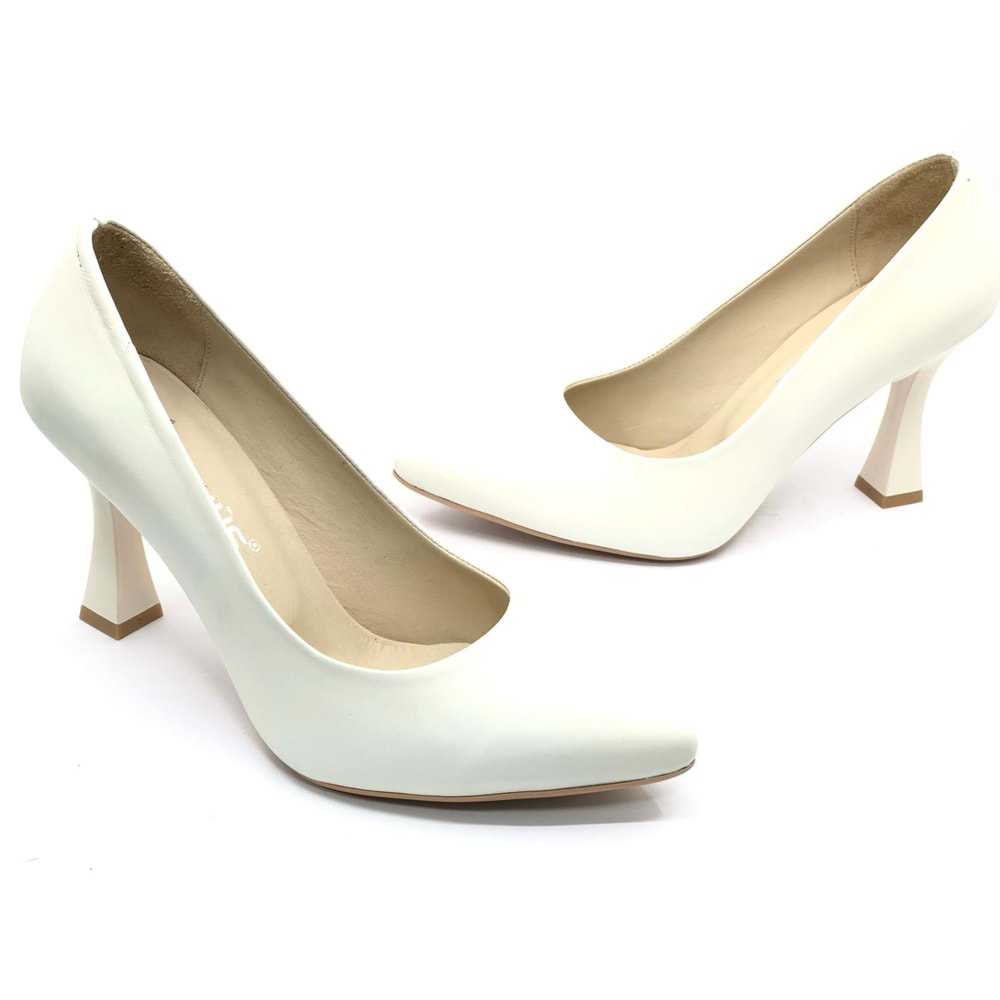 Venüs Sirius Hakiki Deri Kadeh Topuk Kadın Topuklu Ayakkabı Kadın Sitiletto