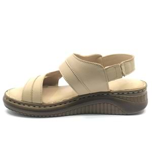 Venüs Poni Hakiki Deri Comfort Ortopedik Kadın Sandalet