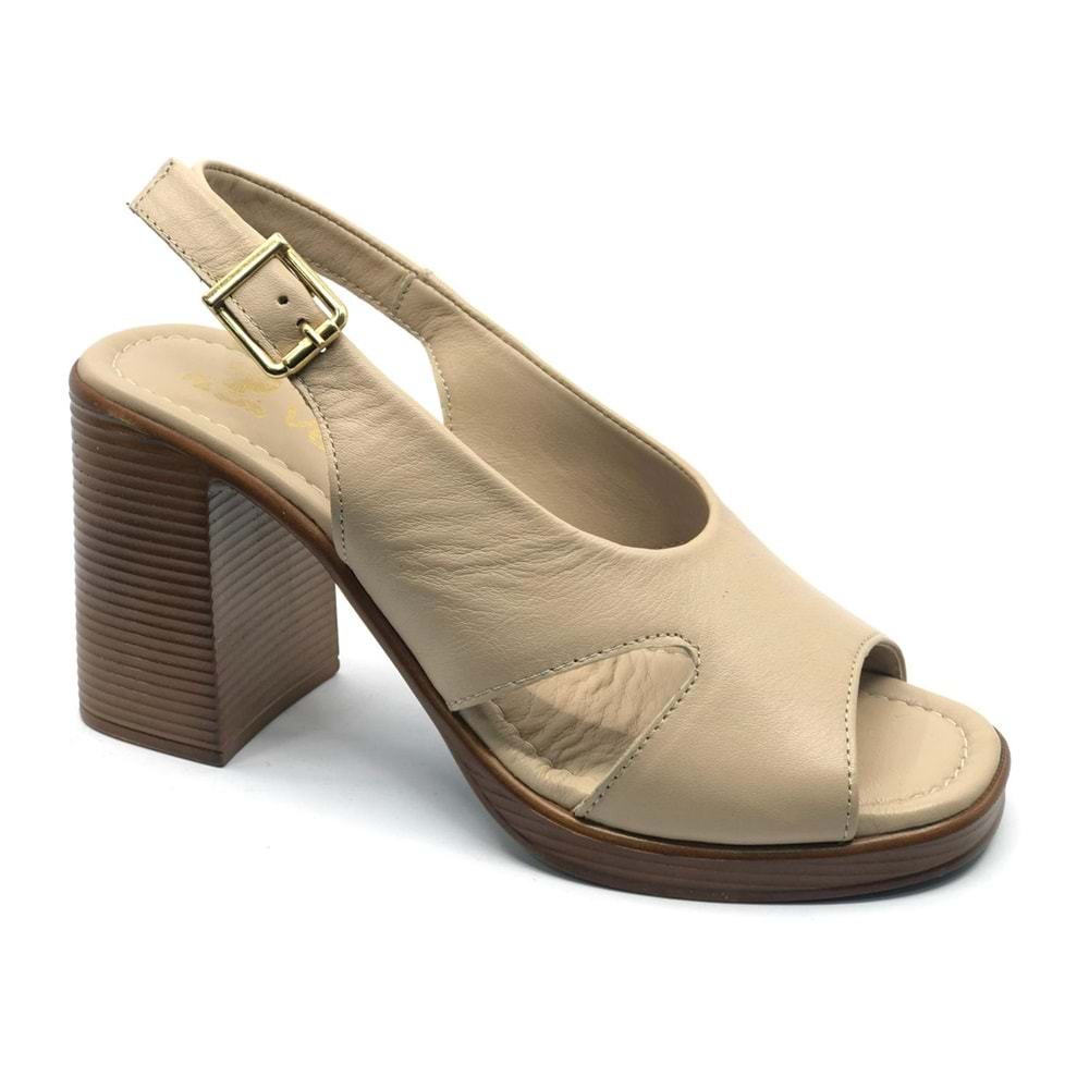 Venüs Gofi Hakiki Deri Comfort Ortopedik Kadın Sandalet