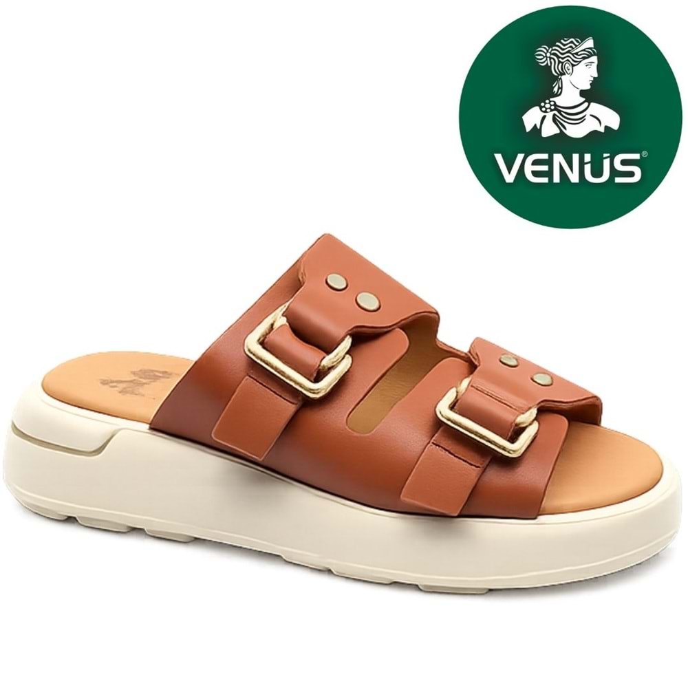 Venüs Rigitage Hakiki Deri Kadın Terlik