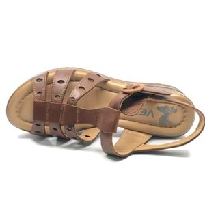 Venüs Hugle Hakiki Deri Comfort Ortopedik Kadın Sandalet