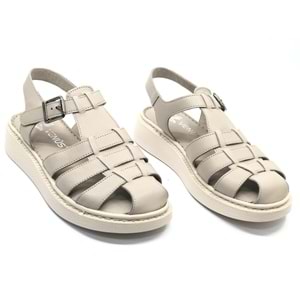 Venüs Yavanna Hakiki Deri Comfort Ortopedik Kadın Sandalet