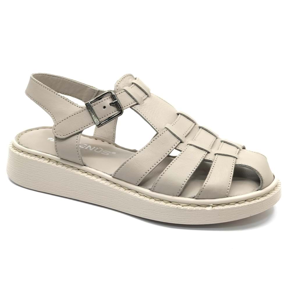 Venüs Yavanna Hakiki Deri Comfort Ortopedik Kadın Sandalet