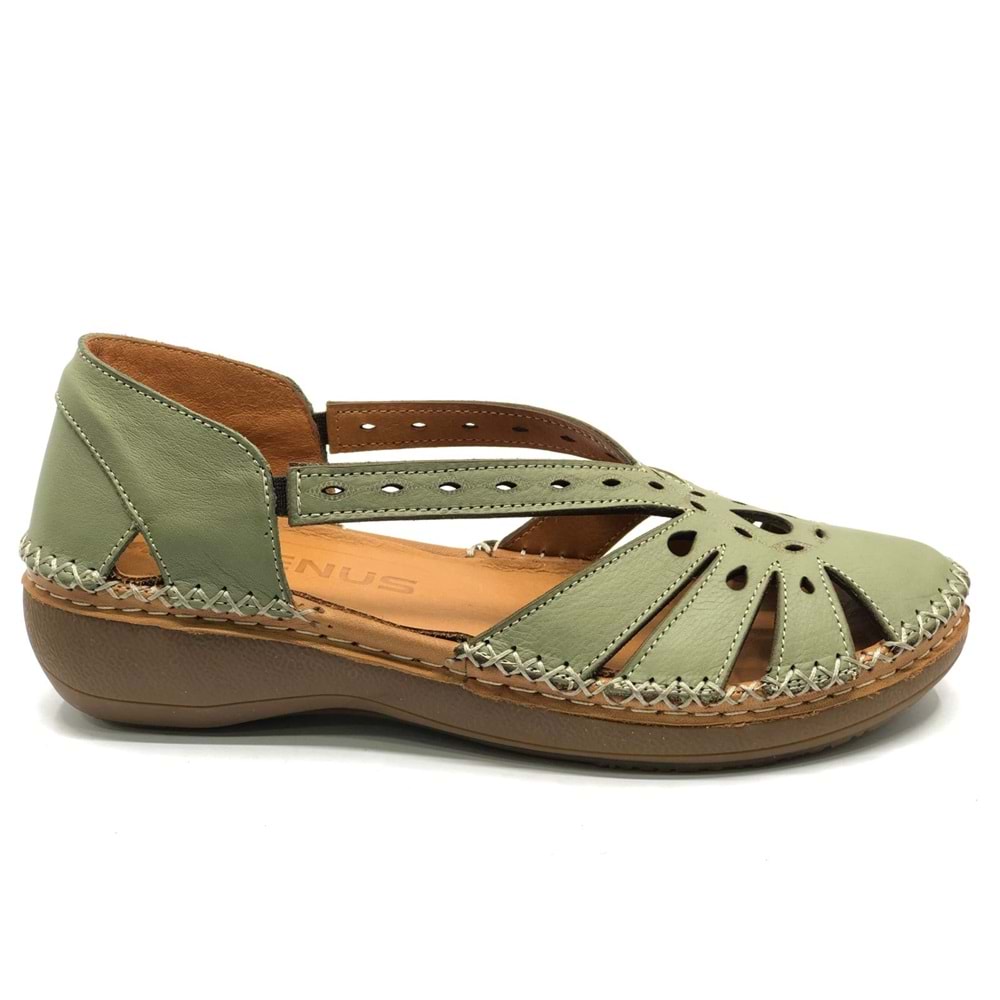 Venüs Sutnus Hakiki Deri Comfort Ortopedik Kadın Sandalet